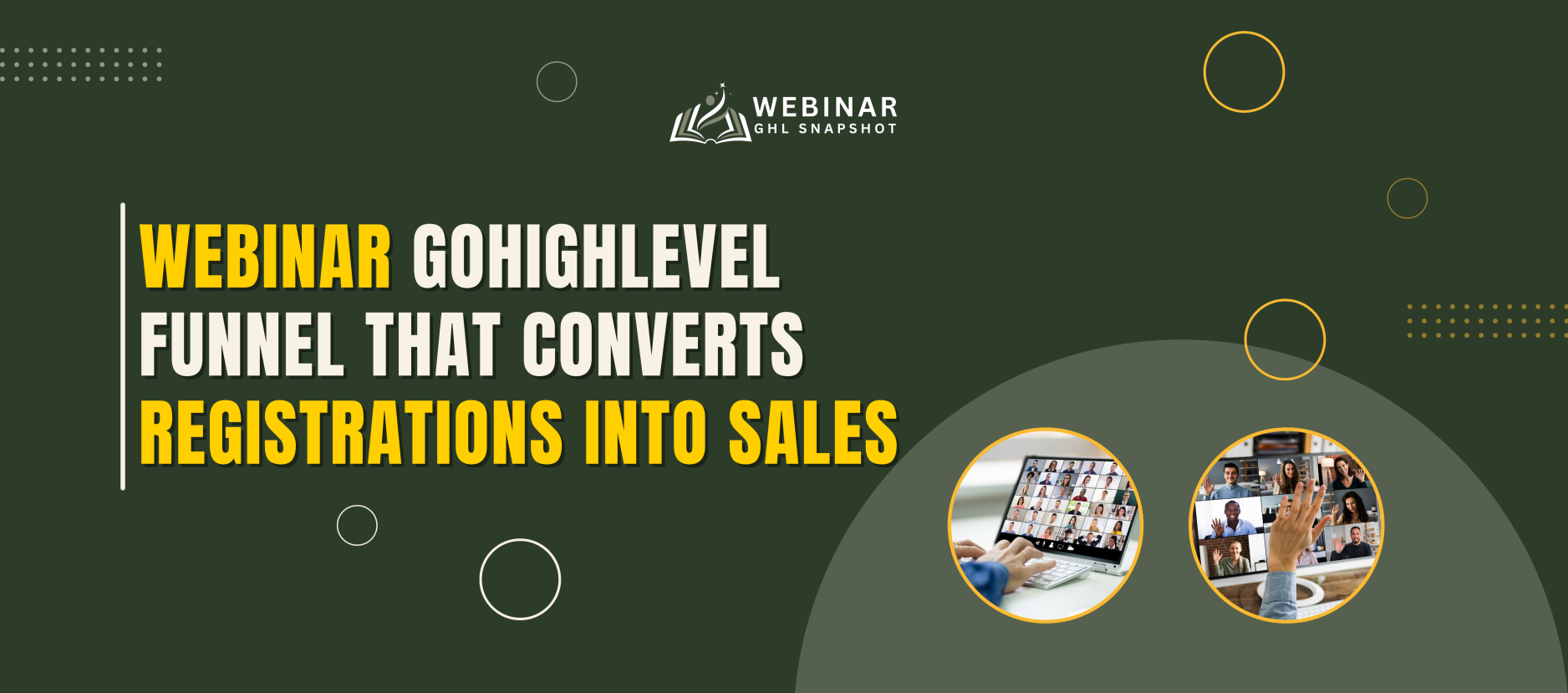 GoHighLevel Webinar Funnel That Converts Registrations into Sales
